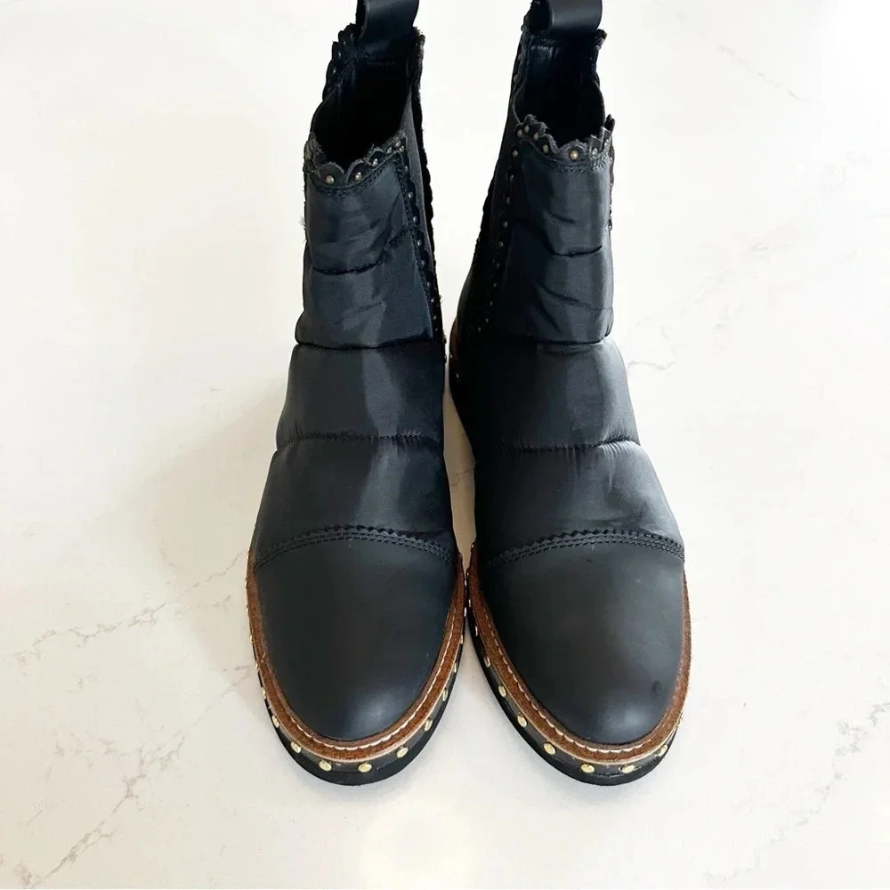 Free People Atlas Puffer Chelsea Boot | NWOB | 36.5/6.5 | Black - Picture 4 of 8